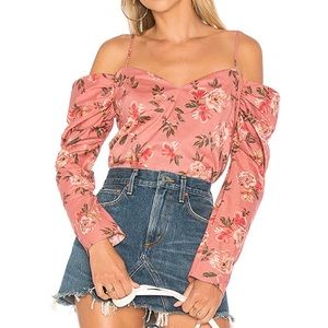 Lovers + Friends Rayna Top Amber Floral